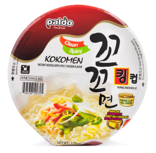 Paldo King Cup, Spicy Chicken Flavor 105g