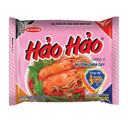 Acecook Hao Hao Mi Tom Chua Cay Instant Noodle 15 packs 75g
