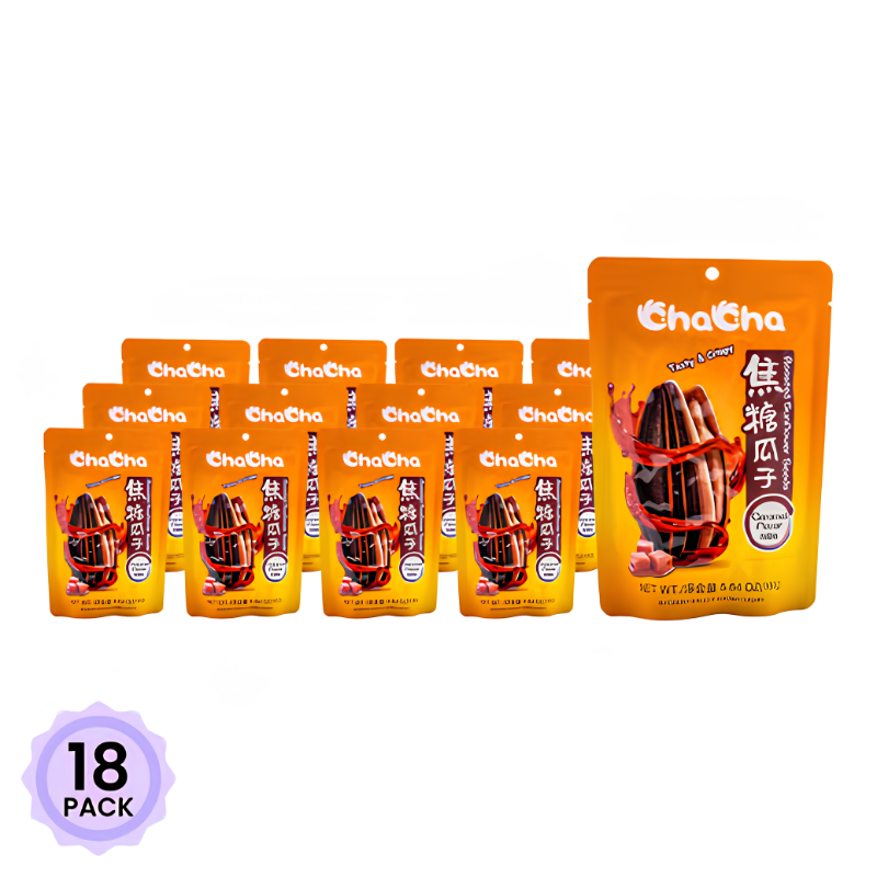 ChaCha Caramel Sunflower Seed 18 packs 160 g
