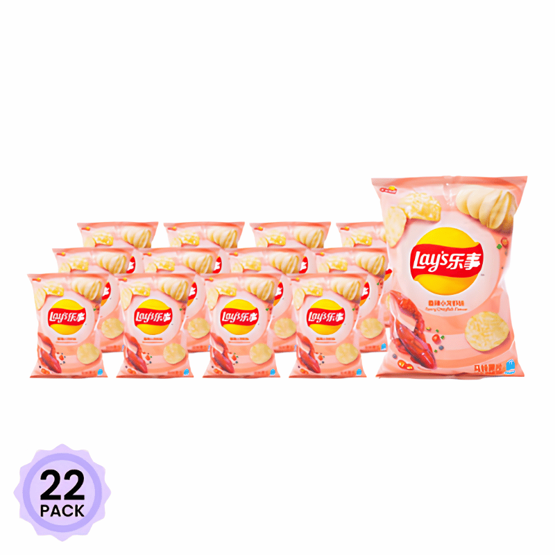 Lay's Spicy Crayfish Chips 22 pack 70 g
