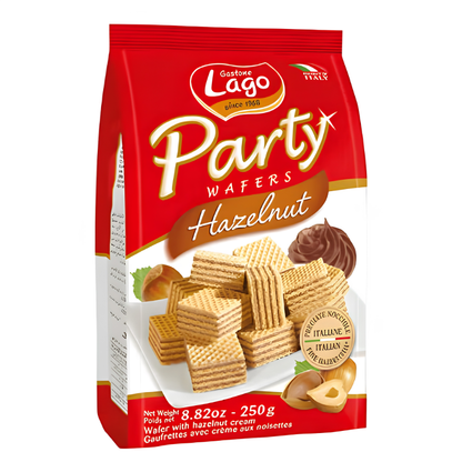 Lago Hazelnut Wafers 250g