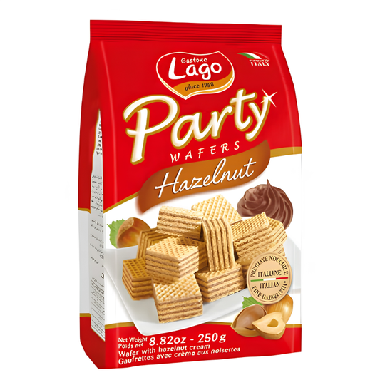 Lago Hazelnut Wafers 250g