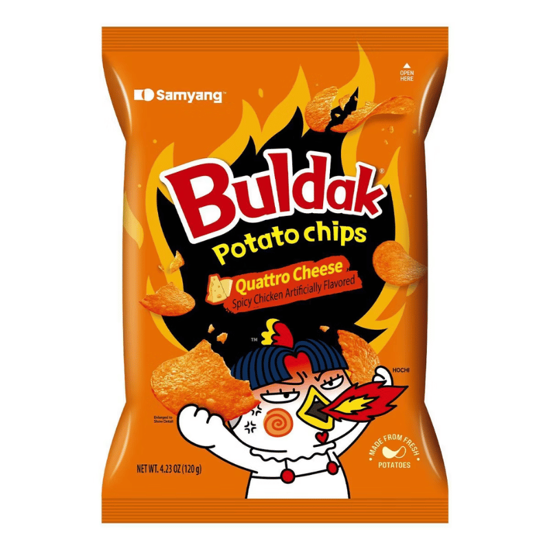 Samyang Spicy Chicken Chips Quattro Cheese 120 g