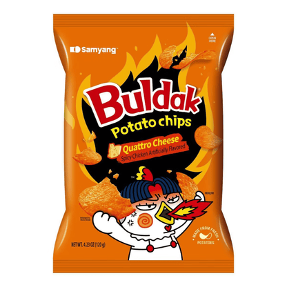 Samyang Spicy Chicken Chips Quattro Cheese 120 g