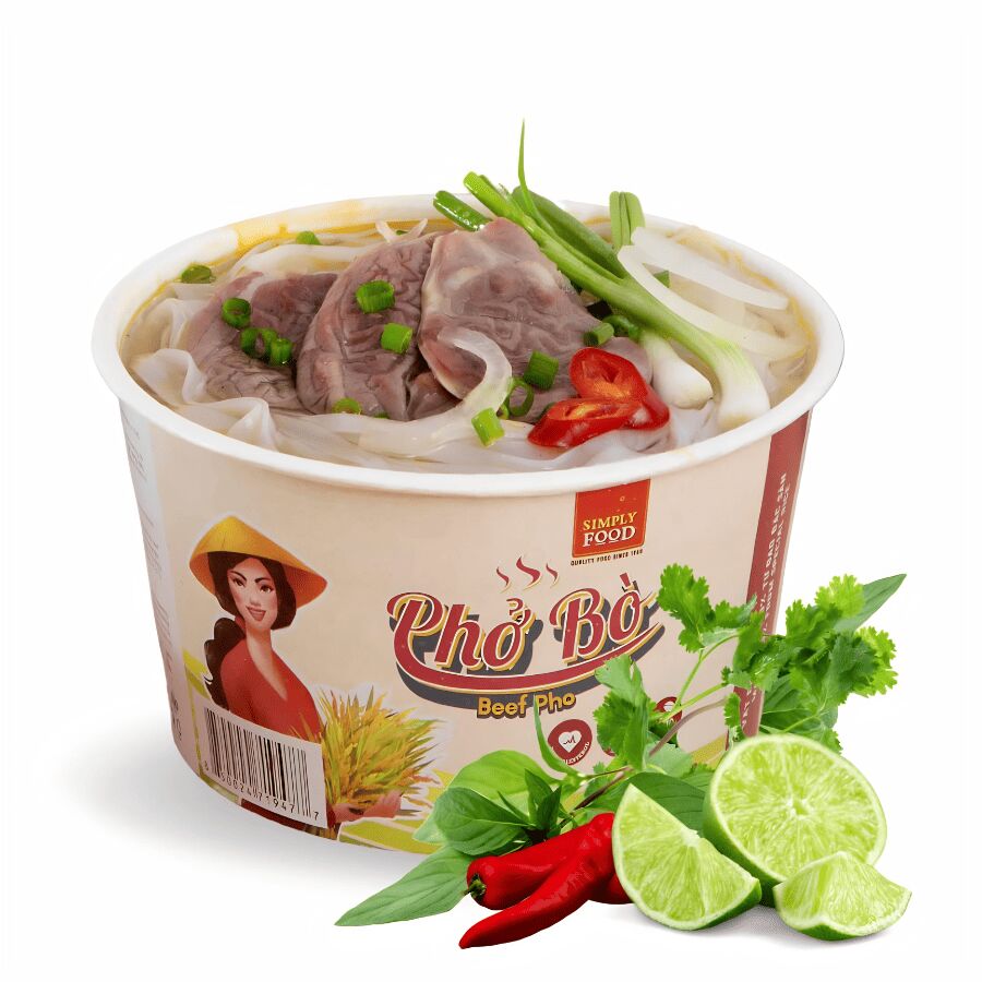 Simply Food Beef Instant Pho Bowl 3 packs