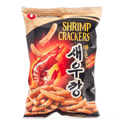 Nongshim Hot & Spicy Shrimp Crackers 75g