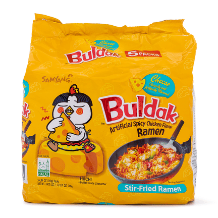 Samyang Cheese Spicy Chicken Instant Noodles 5 Pack