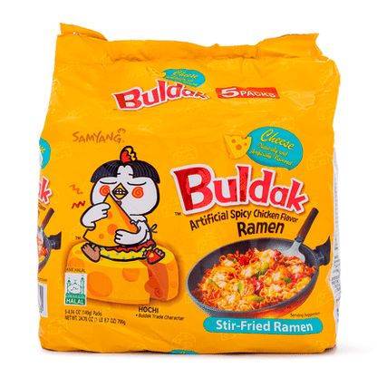 Samyang Cheese Spicy Chicken Instant Noodles 5 Pack