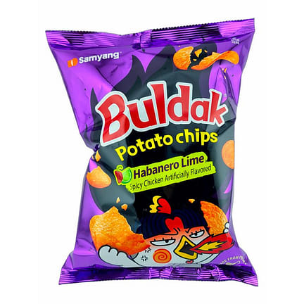 Spicy Chicken Chips Habanero Lime 12x120g