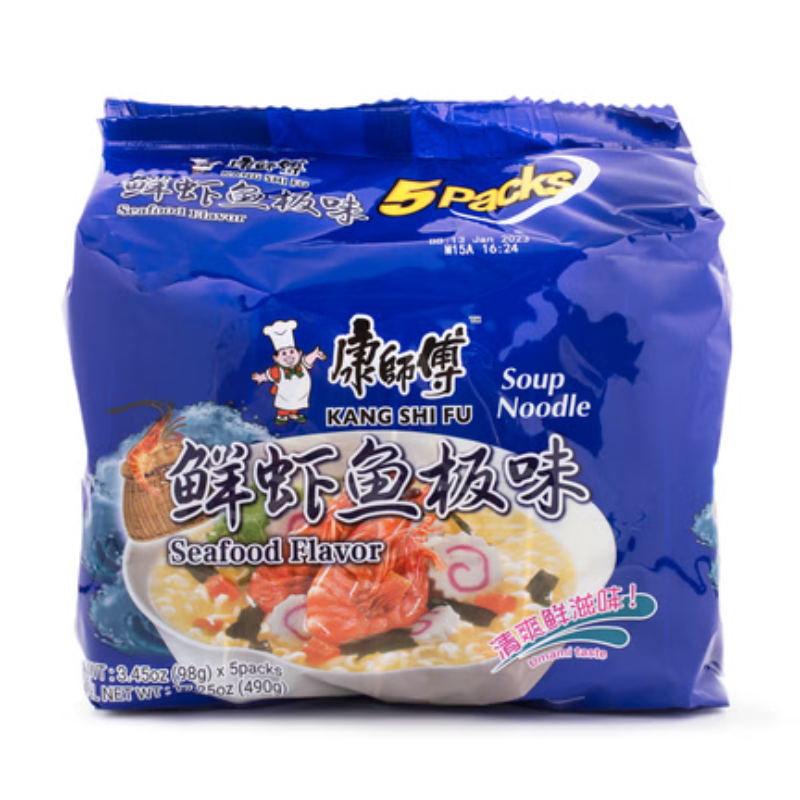 Kangshifu Master Kong Seafood Instant Noodle 6x5x98g