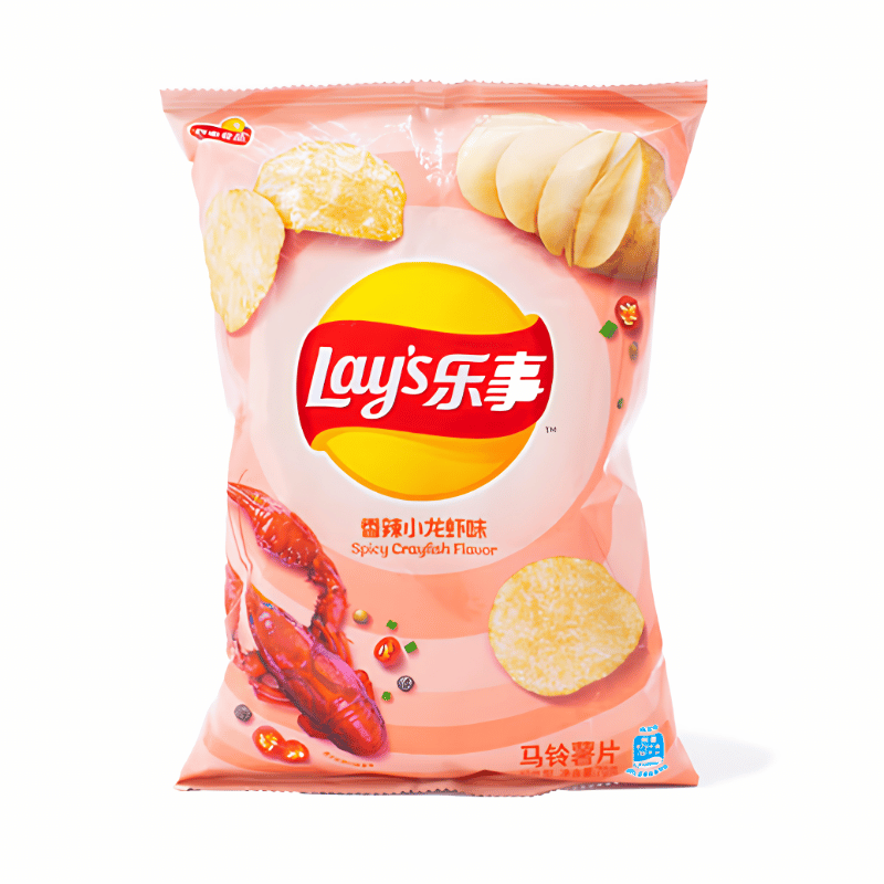 Lay's Spicy Crayfish Chips 22 pack 70 g