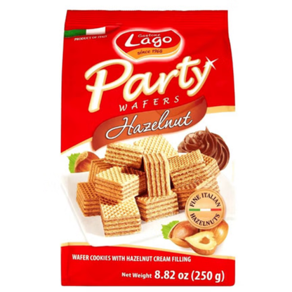 Lago Hazelnut Wafers 250g
