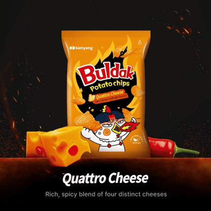 Samyang Spicy Chicken Chips Quattro Cheese 120 g