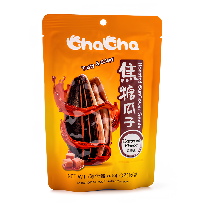 ChaCha Caramel Sunflower Seed 18 packs 160 g