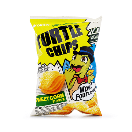Orion Turtle Chips Sweet Corn 12x160g