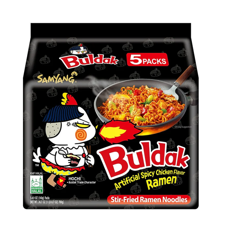 Samyang Original Spicy Chicken Instant Noodles 5 Pack