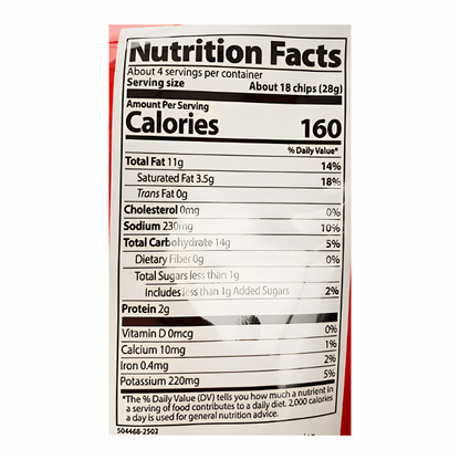 Spicy Chicken Chips Original 120g