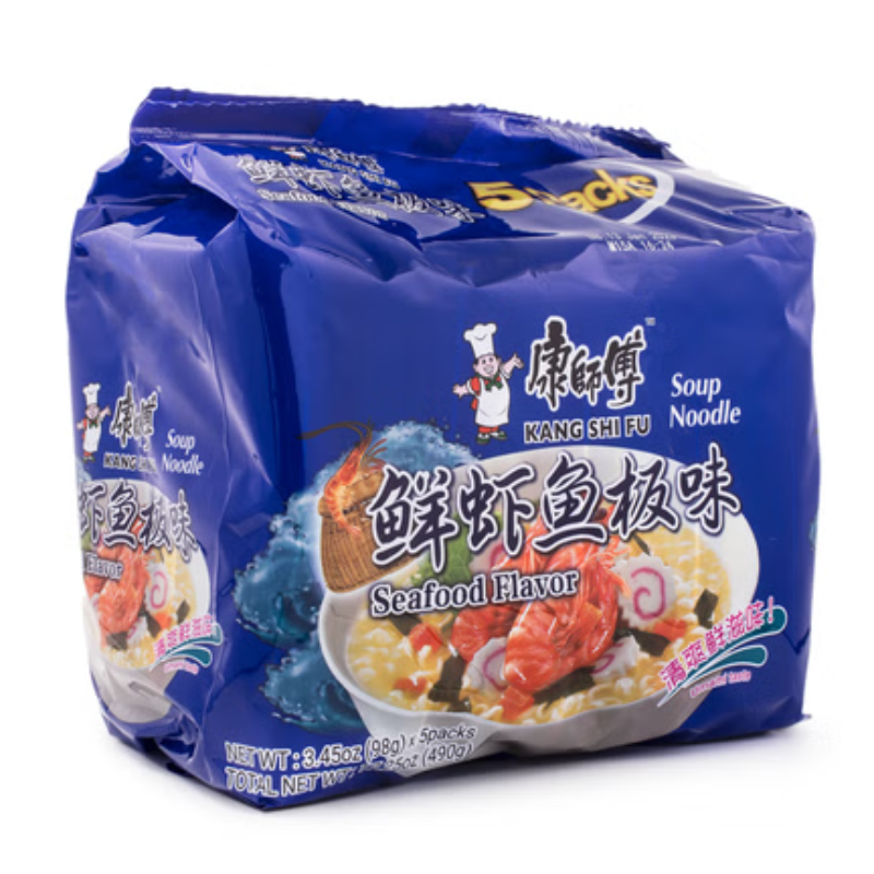 Kangshifu Master Kong Seafood Instant Noodle 6x5x98g
