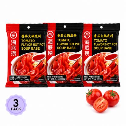 Haidilao Tomato Hot Pot Soup Base 3 Pack