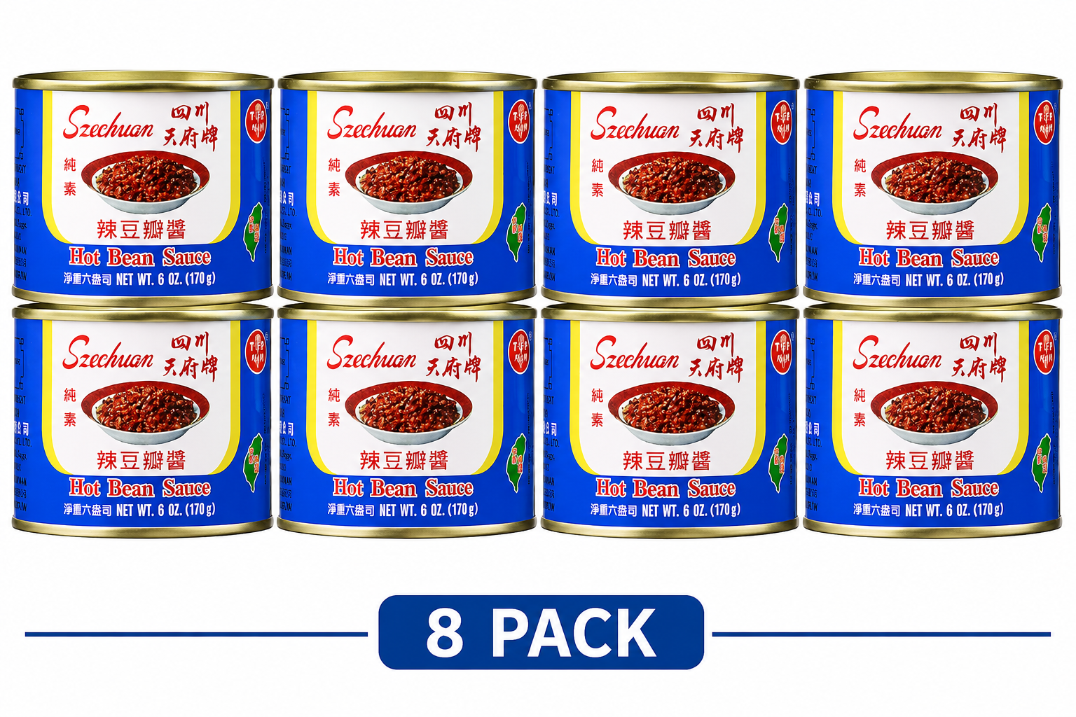 Tian Fu Szechuan Style Hot Bean Sauce 5 Can