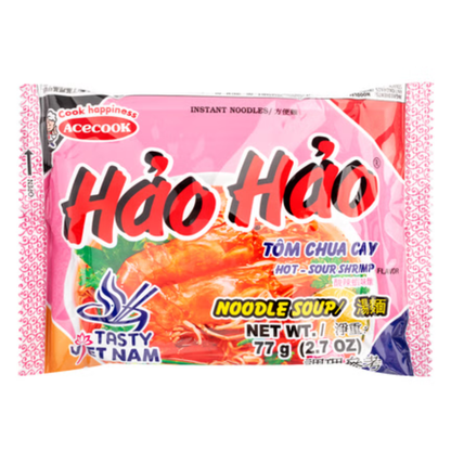 Acecook Hao Hao Mi Tom Chua Cay Instant Noodle Pack 30