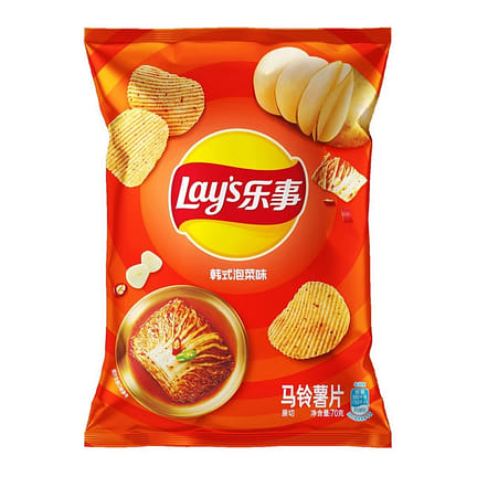 Lay's Korean Kimchi Chips 22x70g