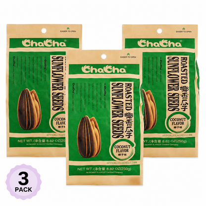 ChaCha Sunflower Seed Coconut Flavor 3 pack