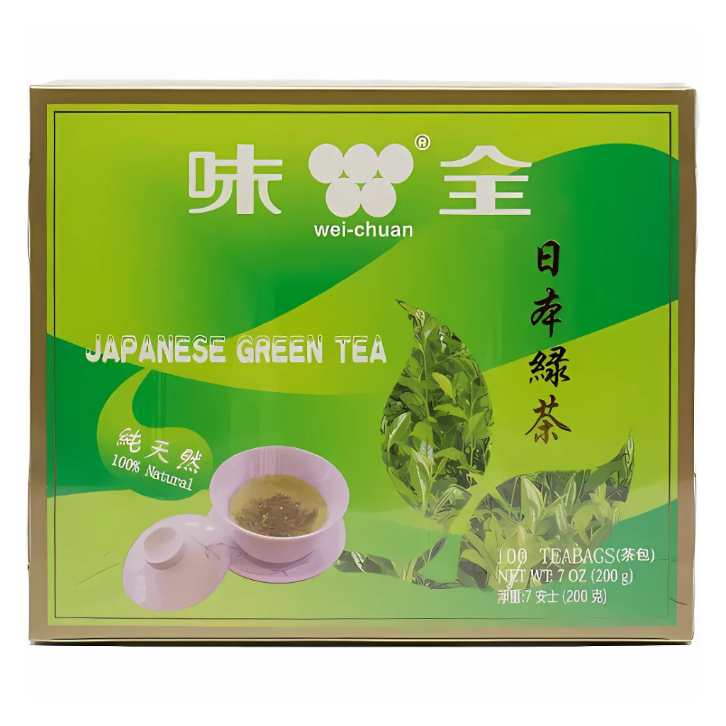 Wei-Chuan Japanese Green Tea (100 Tea Bags)