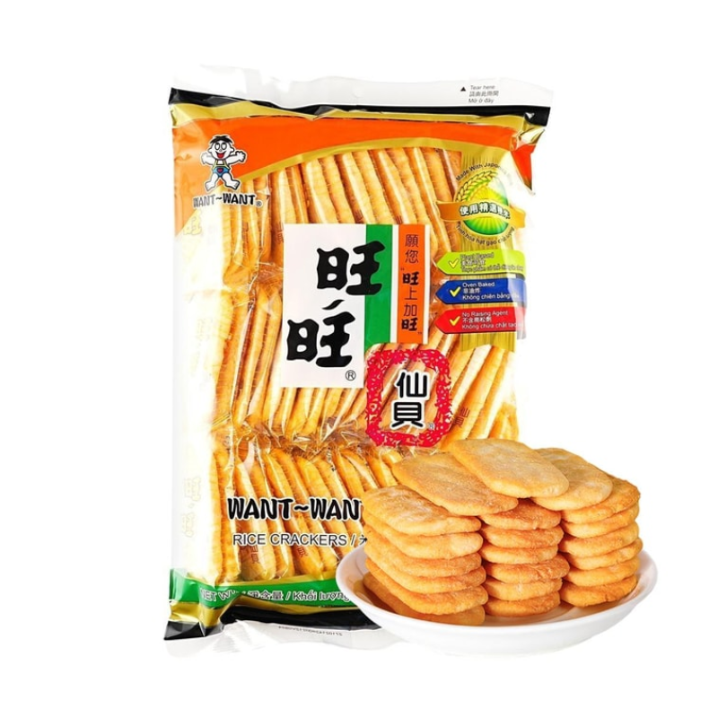 Want Want Senbei Rice Crackers Original Flavor