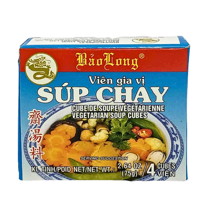Bao Long Vegetarian Soup Flavor Cubes - 2.64oz