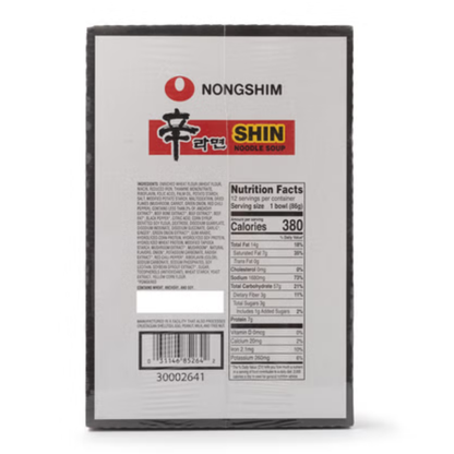 Nongshim Shin Bowl Noodle Soup 12x3.03oz