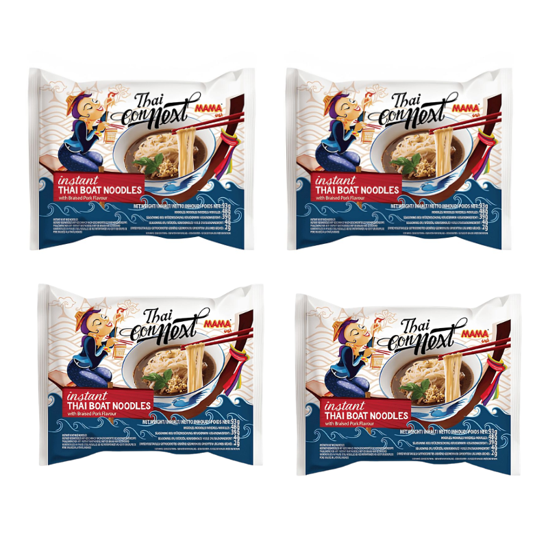 MAMA Thai Connext Boat Instant Noodles 4 pack 85 g