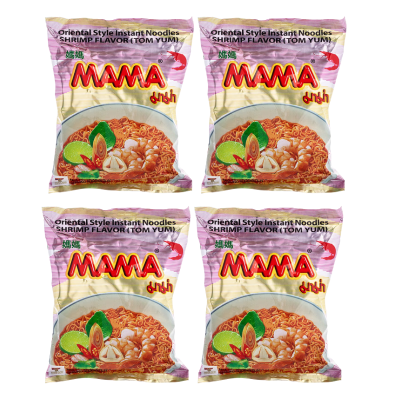 [MAMA] Shrimp Tom Yum Noodles 60g* 4pack