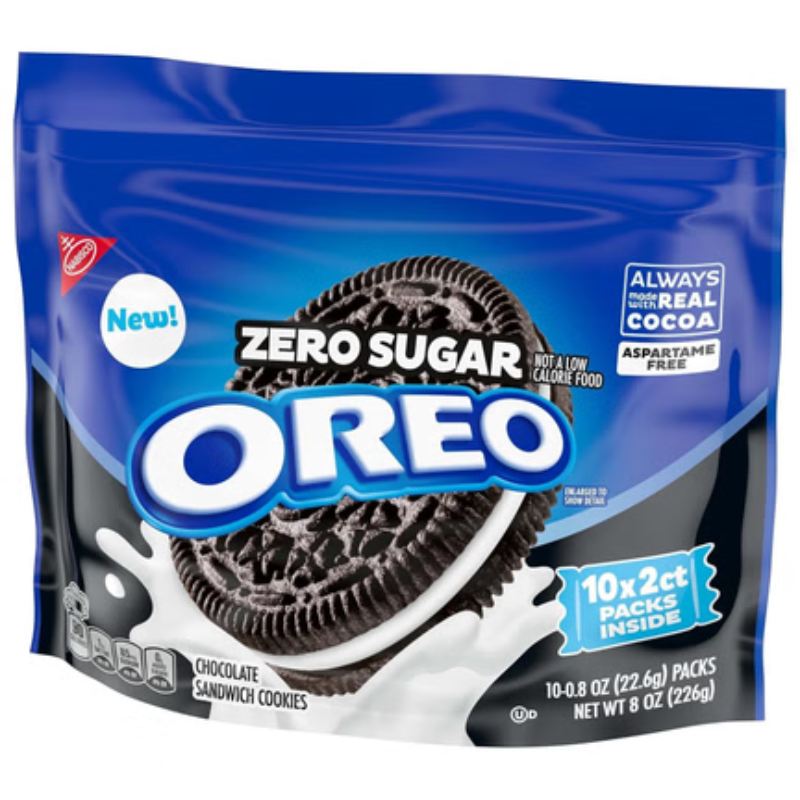 OREO Zero Sugar Chocolate Sandwich Cookies