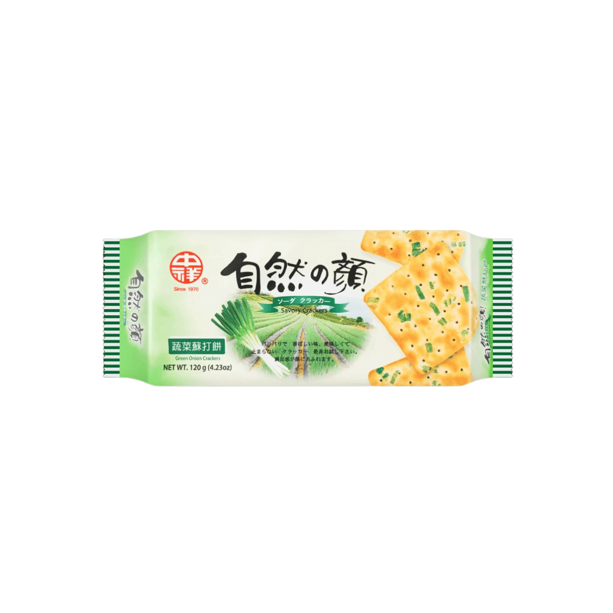 Chung Hsiang Green Onion Soda Crackers 24x120g