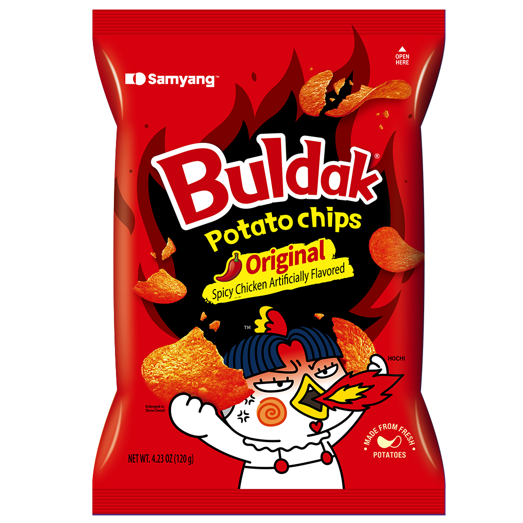 Samyang Buldak Spicy Chicken Potato Chips 3 pack