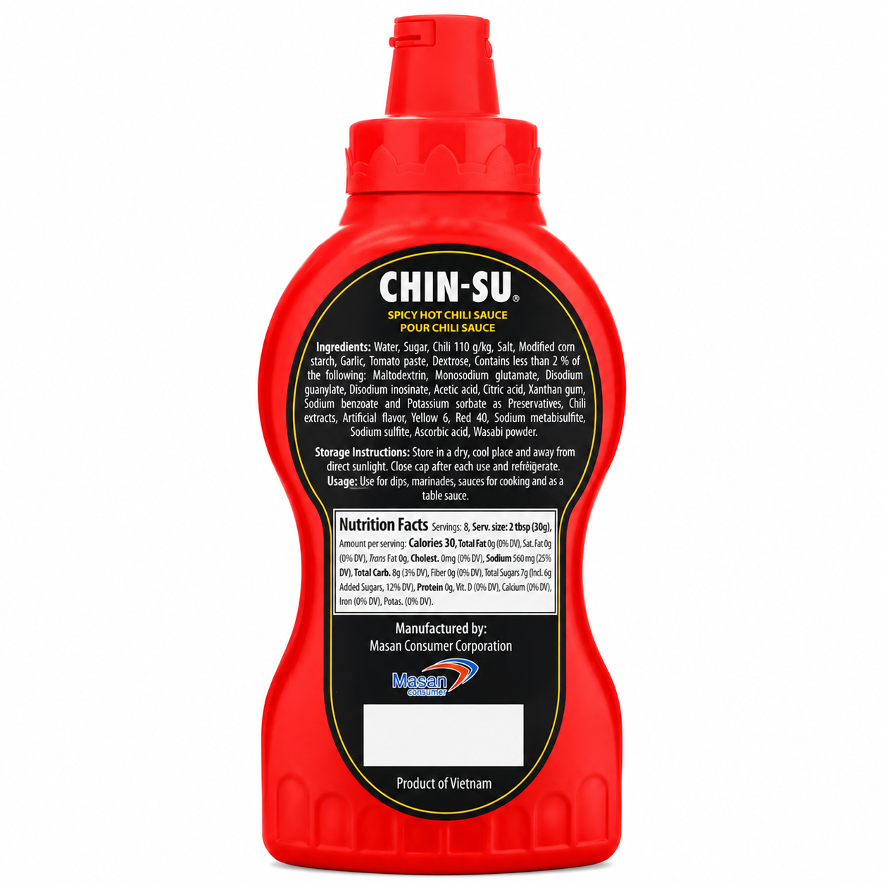 MASAN Chin-Su Original Vietnamese Hot Sauce 12 Pack
