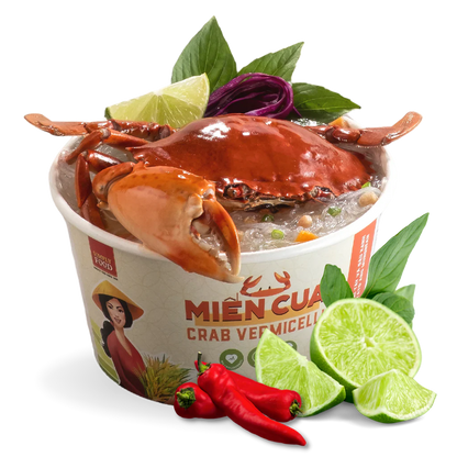 Simply Food Instant Glass Noodles Crab Flavor Bowl 3 Bowl