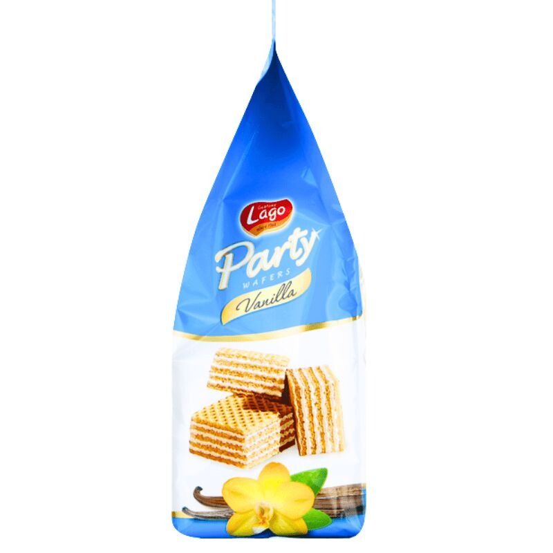 Lago Wafers Party Vanilla Flavor 250g
