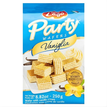 Lago Wafers Party Vanilla Flavor 250g