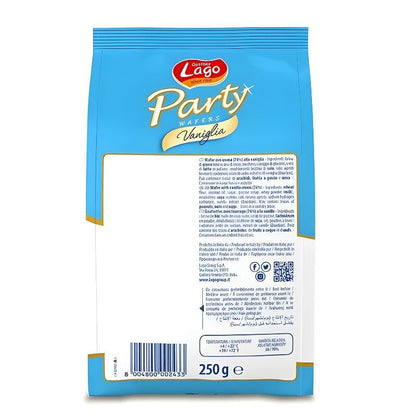 Lago Wafers Party Vanilla Flavor 250g