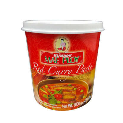 Mae Ploy Vegetarian Red Curry Paste with Authentic 1000g