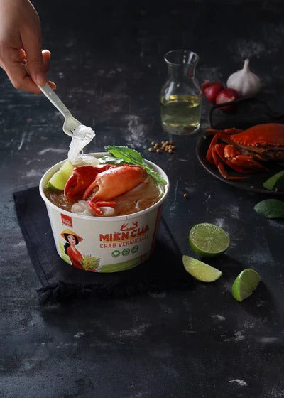 Simply Food Instant Glass Noodles Crab Flavor Bowl 3 Bowl
