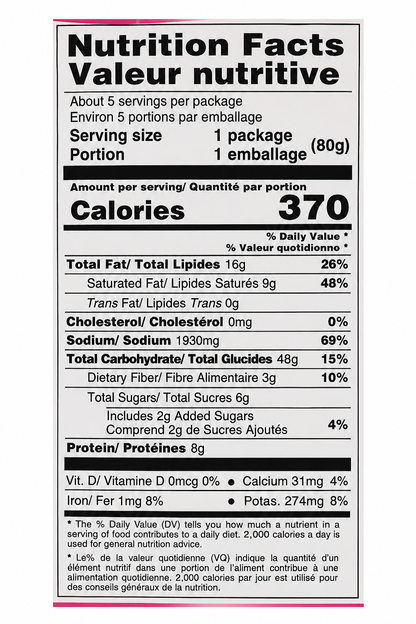 Omachi Instant Potato Noodles Five-Spice Rib Soup Flavor 30 Pack