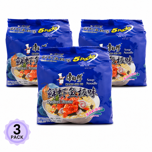 Kangshifu Master Kong Seafood Instant Noodle 3 pack